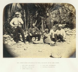 Leden van de Sinai Survey Expedition